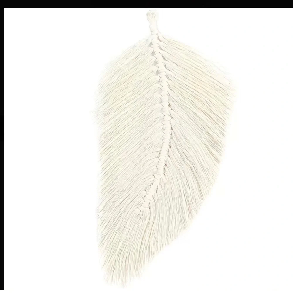Bohemian, Macrame, Leaf Wall Home Decor, Ivory